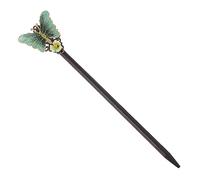 WRITWAA Bollo Hanfu de Madera Palillos Cabello Diseño Antiguo Decoración Tradicional China Cabello para Ceremonias Culturales