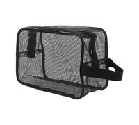 WRITWAA Bolsa De Ducha De Malla con Cremallera, 1 Unidad Tamaño Pequeño, Organizador Portátil para Hombres, Transpirable, con Asa, para Gimnasio, Camping y Viajes