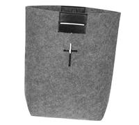 WRITWAA Bolsa de Fieltro para Biblia con Diseño Cruzado Práctica y Duradera Bolso de Mano para Hombre y Mujer para Iglesia Compras y Viajes