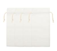 WRITWAA Bolsa de Lino para Vino Sublimable 4 Piezas 16X355 CM con Cordón Ajustable Reutilizable para Botellas de Vino Transporte y Obsequio Fiestas y Eventos
