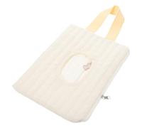 WRITWAA Bolsa Porta Toallitas para Bebés Reutilizable con Tapa, Acolchada, Diseño Bordado de Oso, Tamaño Pequeño, Portátil y Práctica para Viaje y Cambio de Pañales, Contenedor y Fácil