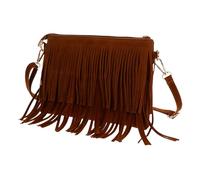 WRITWAA Bolso Cruzado para Mujer Borlas y Flecos, Ligero y Espacioso, 9.8X6.7 Pulgadas, Estilo Vintage, Adecuado para Llevar Teléfono, Llaves y Lápiz Labial en Eventos Sociales