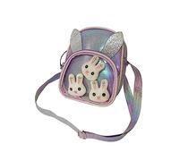 WRITWAA Bolso De Hombro Brillante para Niño Niña Bandolera De Diseño Elegante y Moderno para Salidas y Viajes para Niñas y Niño Niña