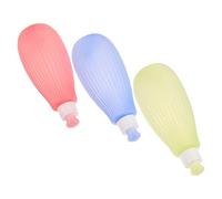 WRITWAA Botella de Limpieza para Bebés 350 Ml, Set 3 Piezas Colores Rosa, Azul y Verde, Botella de Spray Suave Portátil para Pañales de Tela, Cuidado Delicado para Recién Nacidos, Uso