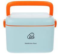 WRITWAA Botiquín Doméstico de Primeros Auxilios Almacenamiento Completo y Diseño Portátil, Estuche Sellado Tapa Adecuado para Emergencias y Uso Familiar