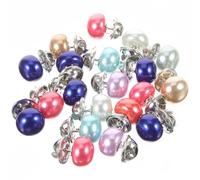 WRITWAA Botones sin Costura para Camisa 20 Piezas, Botones de Perla Metálicos de Colores Mixtos, Broches de Seguridad para Ropa, Clips Decorativos para Blusas y Color Color Aleatorio