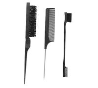 WRITWAA Brocha De Maquillaje Multiusos Para Cejas Peine Para Peinar El Cabello Accesorio De Peluquería Juego De Peines Cabello Portátil Para