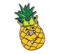 WRITWAA Broche de Piña Esmaltado para Mochila Pin de Aleación Resistente y Multifuncional para Mujer para Chaquetas Bolsas y Sombreros Accesorio Decorativo y Funcional