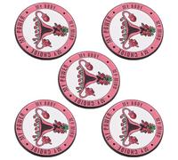 WRITWAA Broche para Enfermeras Diseño de Útero, Aleación Rosa, Herramienta Educativa Portátil, Accesorio Elegante para Clínicas y Hospitales