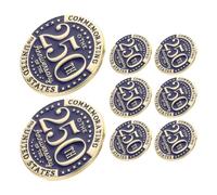 WRITWAA Broches de Esmalte Patrióticos 8 Piezas 118 Pulgadas para Día de Veteranos y 250 Aniversario de Estados Unidos Pin de Solapa Resistente para Chaquetas Mochilas y Sombreros