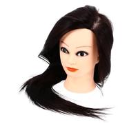 WRITWAA Cabeza De Maniquí Para Práctica De Peluquería Para Trenzado y Estilismo De Cabello Modelo De Formación De Peluquero Uso Salones De Cosmetología Entrenamiento De Peinados