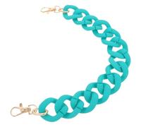 WRITWAA Cadena Acrílica Azul para Reemplazo de Bolso Función Decorativa y Material Metálico, Adecuado para Manualidades DIY y Salidas Casuales