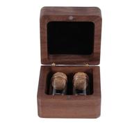 WRITWAA Caja conmemorativa para pelo de mascota, contenedor de madera para guardar pelo de mascota, pequeña caja de regalo conmemorativa para guardar, dientes, uñas, cenizas de huesos de perros y