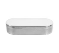 WRITWAA Caja de Aluminio para Almacenamiento de Termómetros y Herramientas de Salud, Fácil de Usar con Diseño Elegante y Acabado en Plata para Uso Hogar