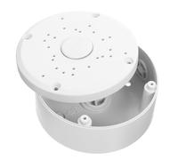 WRITWAA Caja de Conexiones para Gestión de Cables, Cubierta del Cable del Monitor de Seguridad, Plástico Reutilizable, Redonda, Color Claro, para Techo y Pared, para Modelos de Monitor