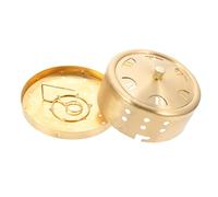 WRITWAA Caja De Moxibustión Ajustable Con 2 Quemadores De Moxa Y Soporte Para Varillas De Moxa Parche Abdominal Para Bajar De Peso Tanque De Moxibustión Para De Espalda Tanque De