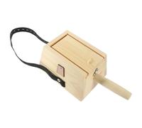 WRITWAA Caja de Moxibustión de Madera, 1 Set, Mango sin Barniz y Lámina de Hierro Antiquemaduras, para Espalda y Cuello