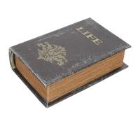 WRITWAA Caja de Obsequio de Madera Estilo Biblia Caja de Almacenamiento Navideña Decorativa para Decoración Biblia de Navidad Suministros Navideños