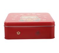 WRITWAA Caja de Regalo para Galletas y Dulces de Año Caja Cuadrada de Cartón Ligera y Decorativa para Fiestas y Regalos Festivos