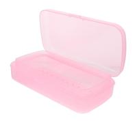 WRITWAA Caja Esterilizadora Transparente para Herramientas de Manicura y Decoración de Uñas, Bandeja de Plástico Desmontable, Tamaño Mediano, para Uso Profesional y Doméstico, Filtro