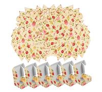 WRITWAA Cajas de Papel Kraft Cuadradas 30 Unidades 6.5x6.5x3 Cm Contenedores Reutilizables para Embalaje de Joyas y Cosméticos, Embalaje de Jabón en Fiestas y Celebraciones, Ecológicas y Prácticas