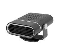 WRITWAA Calentador Portátil Eléctrico para Coche 12v Negro Ventilador Calefactor y Desempañador de Parabrisas Descongelador Rápido para Calefacción de Cabina en Invierno