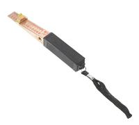 WRITWAA Calibrador de Tapones Cónico Forma Cuña 02 MM Regla Medidor de Ancho de Abertura Herramienta de Medición de Espesor Galga de Espesores para Inspección Industrial y Bricolaje