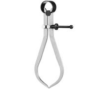 WRITWAA Calibrador Interior y Exterior para Torneado de Madera Pinza Plana de 170 MM Herramienta de Medición Portátil de Alta Precisión para Accesorios de Torno Madera 0-150 MM 100 G