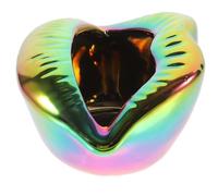 WRITWAA Cenicero Artístico de Cerámica Forma de Labios, Accesorio para Cigarrillos y Decoración en Espacios como Bar y Hogar