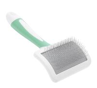 WRITWAA Cepillo Cardador Manual para Lana Artesanal Verde, Herramienta para Fieltrar con Aguja, Cepillo de Mezcla y Cardado Portátil con Mango de Madera para Proyectos de Artesanía