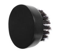 WRITWAA cepillo de pelo cerda Hombres aseo cabello recogedor de pelo de barba herramienta de peluquería cepillo de barba masculino suministro de cuidado masculino cepillo para barba Black