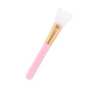 WRITWAA Cepillo Facial de Silicona Mango de Madera Rosa para Mujer, Herramienta de Maquillaje Que Mantiene el Producto Limpio y No Mancha Color Aleatorio