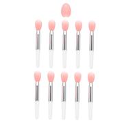 WRITWAA Cepillos de Silicona para Labios 10 Unidades Tamaño Medio Aplicador Flexible para Bálsamo Labial Set de Maquillaje Diario y Mascarilla Labial sin Polvo