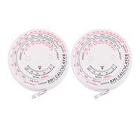 WRITWAA Cinta Métrica Corporal de Imc Retráctil 15 M Colorida 2 Unidades ABS y PP para Medición Precisa de Cintura Uso en Hogar Clínica y Costura