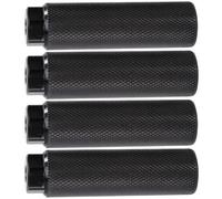 WRITWAA Clavijas de Repuesto para Bicicleta Traseras Antideslizantes de Aleación de Aluminio Ranuras Seguras y Fácil Instalación, Paquete de 4 Piezas para Ciclismo