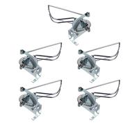 WRITWAA Clips Metálicos para Billetes de Caja Registradora, 5 Unidades, Insertos Aplicables Resorte para Bandeja, Repuestos Compactos para Organización Segura en Puntos de Venta