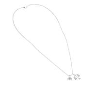 WRITWAA Collar Cadena Balanza Justicia Inoxidable Gargantilla Ley Única Colgante Neck Chain para Fiestas y Regalos