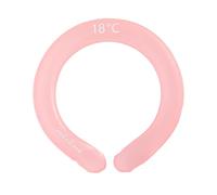 WRITWAA Collarín Refrescante Para Cuello Rosa Suministros De Refrigeración Portátil Alivio De Calor Verano Deporte Exterior Terapias Frío Cuidados Personales