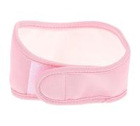WRITWAA Compresa Cervical De Aceite De Ricino Lavable Rosa Vendaje Ajustable y Envoltura Flexible, Paquete Reutilizable Antifugas Para Relajación, Descanso y Cuidado Del Cuello