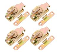 WRITWAA Conector de Mesa de Hierro Dorado Hebilla de Bloqueo para Comedor, Fácil de Usar, Paquete de 4 Piezas para Mantener Unidas Mesas de Conferencia y Comedor