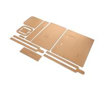 WRITWAA Conjunto de Patrones de Bolso de Cuero para Hombre Plantilla de Maletín de Papel Kraft, Diseño DIY Versátil para Manualidades y Salidas Casuales