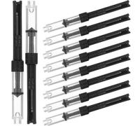 WRITWAA Convertidor de Tinta para Pluma Estilográfica Eu 2.6, 10 Piezas, Asistente de Llenado de Tinta Resorte, Tubo Recargable para Recarga Rápida Escritura Escolar y Oficina