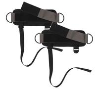 WRITWAA Correas de Tobillo para Gimnasio, Soporte Antideslizante para Cable | Poliéster Marrón, Uso en Casa y Gimnasio, para Glúteos y Máquinas de Cable