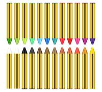 WRITWAA Crayones de Pintura Facial Ecológicos 24 Colores Caja Barras de Pintura Corporal No Tóxicas Textura y Fácil de Eliminar para Cosplay Halloween y Maquillaje Artístico