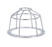 WRITWAA Cubierta del Detector de Incendios, Protector del Sensor de Seguridad, Aluminio, Plata, Diámetro Interior 75mm, para Sensor de Humo y Detector de Techo, Instalaciones Comerciales
