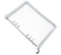 WRITWAA Cubierta Protectora para Cuaderno Cremallera, Material Pvc Resistente y Fácil de Limpiar, Diseño Práctico y Elegante para Diario o Carpeta de 6 Anillas