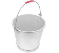 WRITWAA Cubo de Agua y Leche de Aluminio Grueso de 9 Litros, Portátil y Multiusos, Diámetro 28 Cm, Recipiente Resistente para Granja, Hogar y Transporte de Líquidos