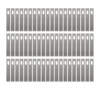 WRITWAA Cuchillas de Repuesto para Manualidades 50 Unidades Acero Afilado Multiusos para Scrapbooking y Tallado Papel Madera Herramientas Hobby
