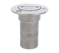 WRITWAA Cuello de llenado del Tanque de Combustible para Marina 38 mm de Acero Inoxidable con Tapa de Seguridad y Llave, herraje para Uso en Actividades de navegación
