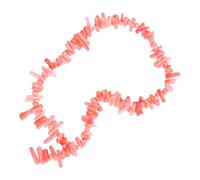WRITWAA Cuentas de Coral Irregulares Sueltas para Pulseras y Collares, 40 Cm, Aproximadamente 120 Piezas, Color Rosa, Material para Joyería Diy, Abalorios para Manualidades y Bisutería